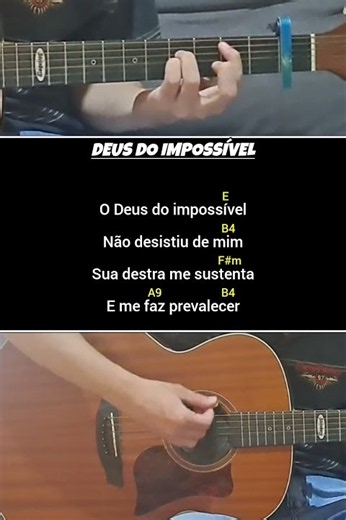 🎶 DEUS DO IMPOSSÍVEL 🎸 #shorts #cifragospel