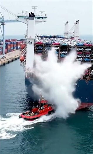 Tugboat Crash! Cars Tumble! #Shocking
