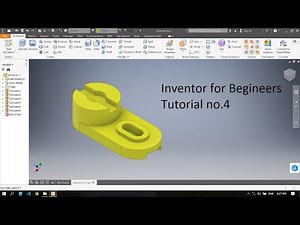 Autodesk Inventor for Beginners – Tutorial 4 | Sketch Constraints & Dimensioning (Drawing Included)