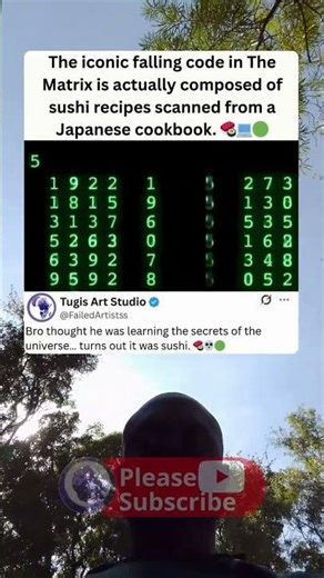 The Matrix Code Explained Why the Green Rain Is Actually Sushi Recipes
