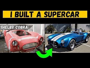 🔥🛠️ DIY Shelby Cobra Replica | Kit Car | Fiberglass Car Body Made From Car Body Buck