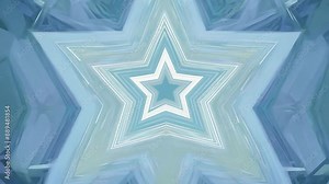 Mesmerizing star-shaped patterns shift and morph in a kaleidoscopic display of vibrant colors and bright light. Perfect for adding a dynamic and artistic touch to your projects