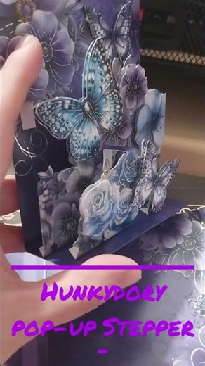 Hunkydory Pop-up Stepper Card ~ Butterflies #shorts