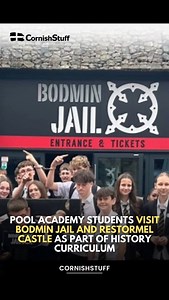 Year 9 students from Pool Academy take on jail labour and castle ramparts on immersive history trip Year 9 students from Pool Academy, part of Athena Learning Trust, have stepped out of the classroom and into Cornwall’s past with a full-day educational visit to Bodmin Jail and Restormel Castle. Read more on CornishStuff.com #cornishstuff #cornwall | CornishStuff