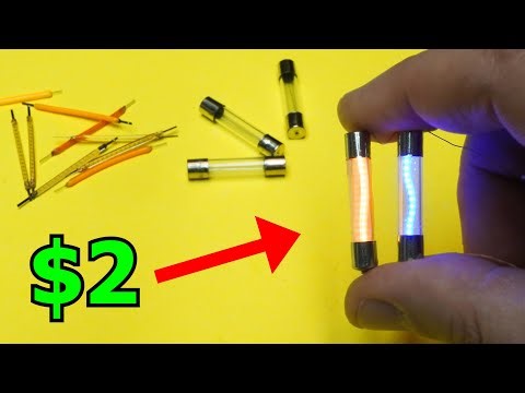 HOW to make Glass Fuse LED Filament lamps
