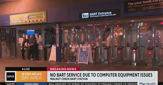 BART service down systemwide due to computer issue