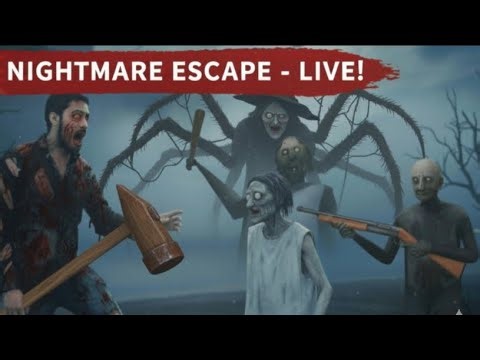 GRANNY LIVE GAMEPLAY || LIVE STREAM HORROR || ESCAPE GAMEPLAY || #shorts #granny #shortslive #live