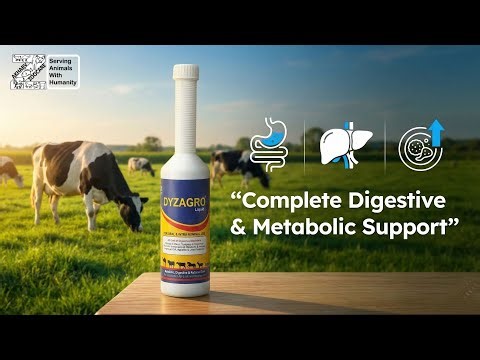 DYZAGRO LIQUID – Advanced Veterinary Herbal Digestive Tonic | #akharvzoocare #vetproducts