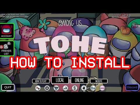 How to install TOWN OF HOST EDITED (TOHE) | Among Us Mod [Steam Tutorial]