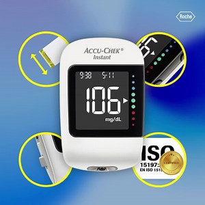 91K views · 810 reactions | Greatness abounds. With the Accu-Chek Instant meter’s easy edge test strip, one needs to only apply a small drop of blood anywhere along the wide dosing area for an easy and a fast result. #AccuChekInstant | Roche Diabetes Care ME | Facebook