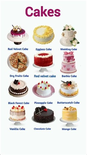 type of cakes