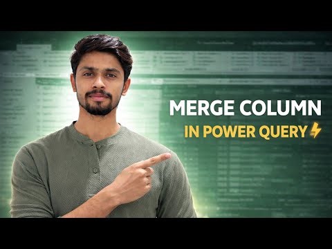 How to Merge Two Columns in Power Query | Step-by-Step Tutorial (Hindi)
