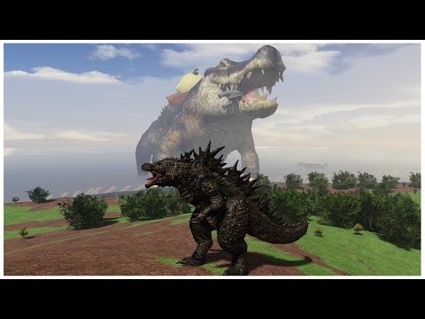 Playing NEW GODZILLASAURUS MINUS ONE - Roblox Age Of Titans Gameplay #159