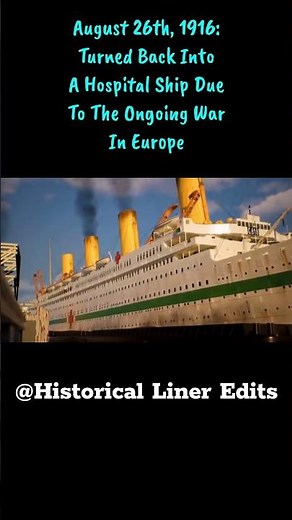 Evolution of the RMS/HMHS Britannic #edit #britannic #ww1 #1916 #history #hospitalship