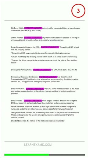 AMMO 67, HAZMAT Exam 2025 2026 most recent version