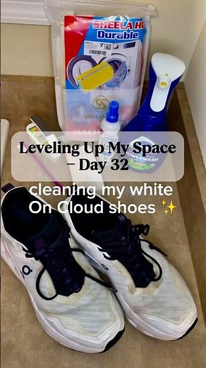 How I Clean My White On Cloud Shoes 👟✨