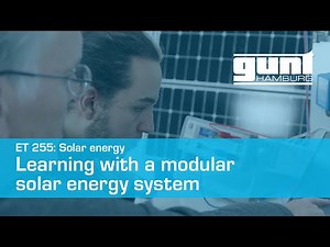 Innovative teaching with a modular renewable energy system from GUNT