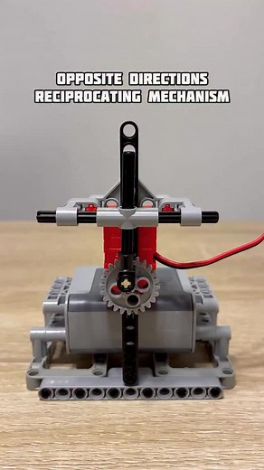 4.1K views · 1.8K reactions | Opposite Directions Reciprocating Mechanism #lego #legotechnic #mechanical #mechanism #technic #engineering #creative #reciprocating | Bricks Master Builders | Facebook
