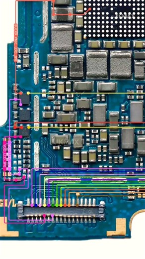 Samsung A50 No Display? Check This Schematic #shots #samsunga50 #repair #mobilerepair @jkmaxx