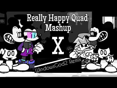 fnf really happy quad mashup everyone sings x neo x ‪@WindowsGod2‬ remix x neo fanmade