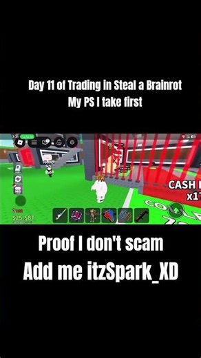 "Day 11 Of Trading In Steal A Brainrot" #sab #teamsammy #stealabrainrot #fypシ゚#viral #gaming#trading