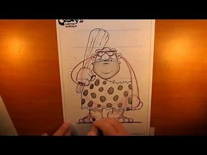 Casey's Cartoon Workshop Draws Caveman