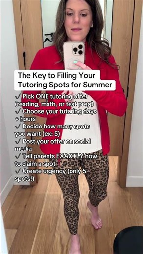 The Key To Filling Your Summer Tutoring Spots (Teacher Side Hustle)