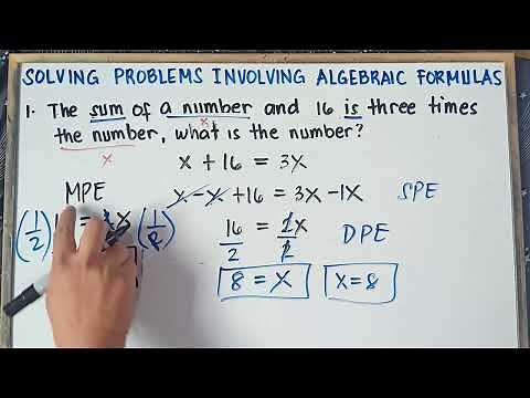 Solving Problems Involving Algebraic Formulas | Part 1 | Grade 7| Quarter 4 | Explain In Detailed|