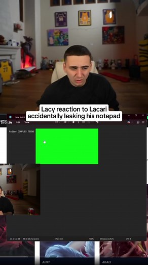 Lacy Reacts to Lacari's Notepad Leak