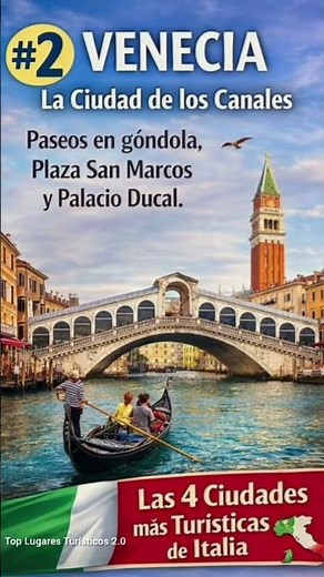 👉 Top 4 Ciudades Turísticas de Italia 🇮🇹 | Lugares Increíbles