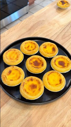 SALTED EGG YOLK EGG TARTS | full recipe in the comments ✨