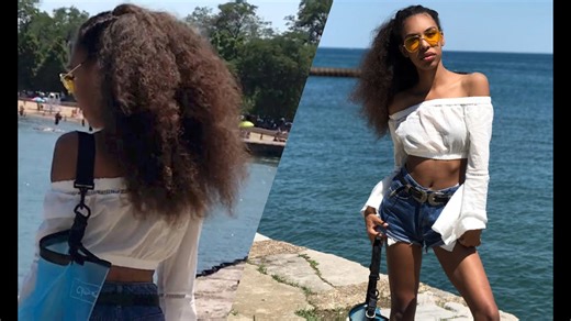 How to protect natural hair at the beach & pool | Pre-swim tips + Acrodo dry bag review