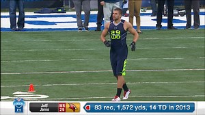 2014 Combine workout: Jeff Janis