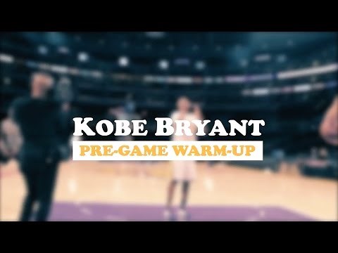 Kobe Bryant's Pre-Game Warm-Up (Raw Footage)