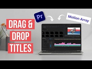 How to Make Animated Titles for YouTube (Using Motion Array)