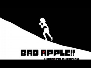 ♫UNDERTALE 動畫♫ Bad Apple ＊中文字幕＊