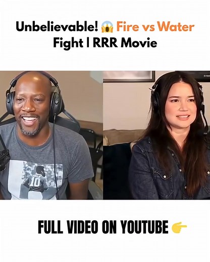 101K views · 2K reactions | Foreigners go WILD watching the FIRE vs WATER fight scene from RRR!  This moment is pure CINEMA — intensity on another level! 勞 Full reaction on YouTube — link in bio! #RRR #FireVsWater #RRRReaction #NTR #RamCharan #Tollywood #SouthCinema #ActionScene #FBReels #TrendingReels #ViralReels #ForYou | Cinepulse Reactions | Facebook