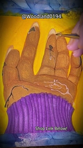 Reality Has Me Feeling A Type Of Way... Toxic Rainfall Gouache Painting