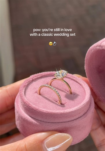 Nothing comes close to a classic wedding set 🥰 An oval solitaire engagement ring and a pavé diamond wedding band is a set that will outlast trends & look forever timeless ✨ Would you say yes? 💍💕 Set Details – save for reference 💫 • 2.04ct D-VS1 Oval Lab Diamond Leah Engagement Ring $3,380 • 1.8mm Pavé Diamond Wedding Band $999 🛍️ Shop now at PrincessBrideDiamonds.com 💬 Text us with any questions or to customize your own ring: 714.899.1122