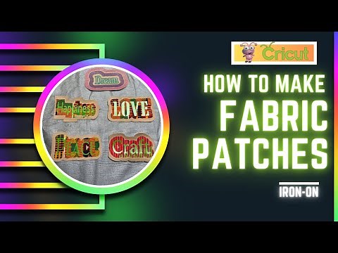 DIY: How to Make Iron On Fabric Patches with Cricut and Faux Suede