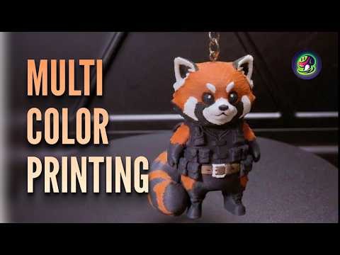 Multi-Color Printing with Meshy: Image ➡️ 3D ➡️ Multi-Color Prints