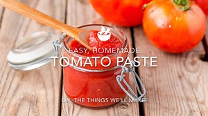 Full Recipe & Instructions: https://thethingswellmake.com/easy-homemade-tomato-paste-recipe/ Conserve excess tomatoes with an easy, homemade tomato paste that can be made on the stove top, in your oven, or in a slow cooker. I may earn commissions if you buy through my links... Get the cube-shaped ice cube trays: https://amzn.to/2CUycqt Stainless steel strainers: https://amzn.to/2Wpmz3A My other picks... https://www.amazon.com/shop/make_oh | Oh, The Things We'll Make
