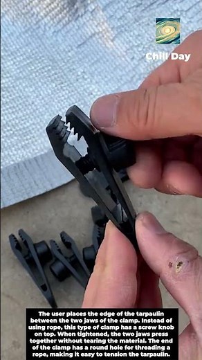 Secure tarps without drilling holes