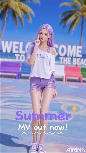 A1RINA – "Summer"☀️Violet - Dance - Art Floor #a1rina #summer #SSS #newkpop #airina #violet