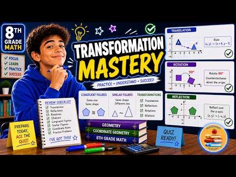 Transformations Mastery Review | Grade 8 Math Week 20 Day 5