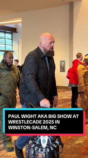 Paul Wight A.K.A. Big Show arriving at Wrestlecade 2025 in Winston-Salem, North Carolina #PaulWight #WWE #AEW #BigShow #Wrestling
