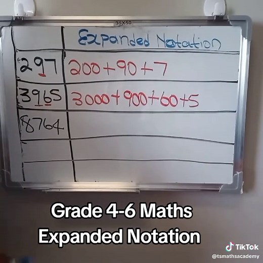 Expanded Notation for Grades 4 to 6
