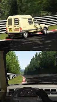 Assetto Corsa Nordschleife Tourist Citroën C15 D World Record 9:52.647 Combined View