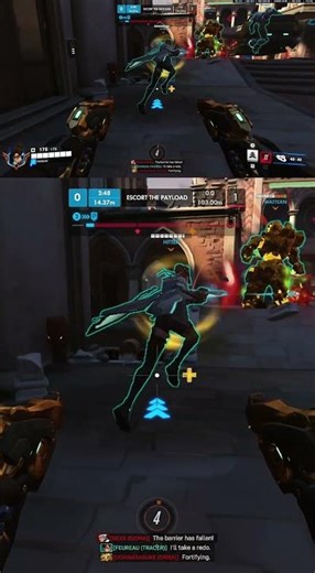 ⚡️Secret Payload Trick: Stand on the Escort to Win Every Round! #Overwatch2 #EscortTips #GamingHacks