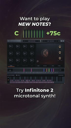 Play NEW NOTES with Infinitone 2 #microtonal #musicproduction
